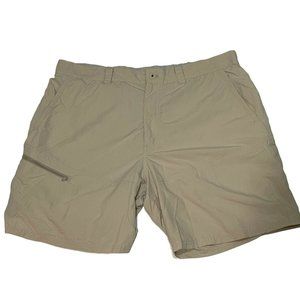 Patagonia Men's XL Sandy Cay 7" Shorts Beige Nylon Hiking Outdoors Travel